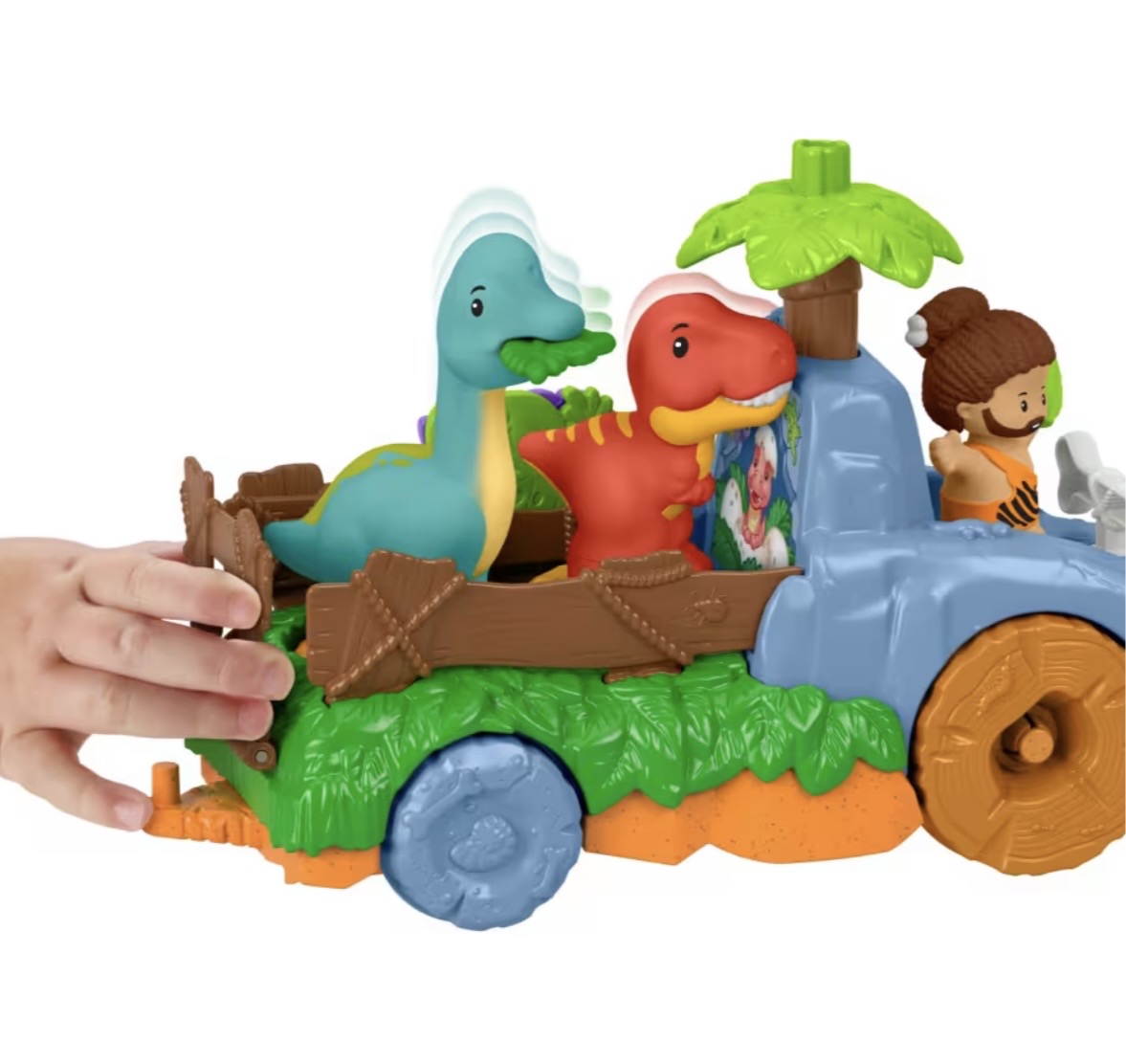 Fisher Price Little People Dino Wobble Truck