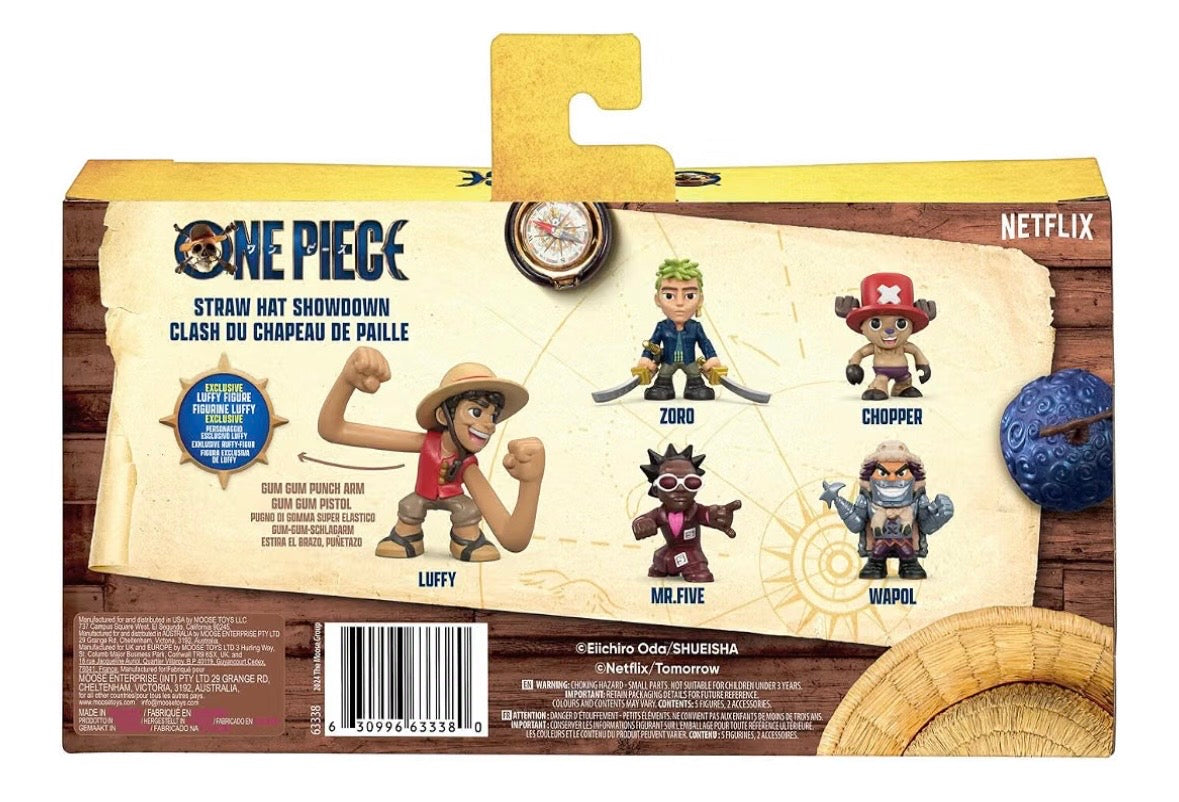 One Piece Strawhat Showdown Mini Figure 5-Pack