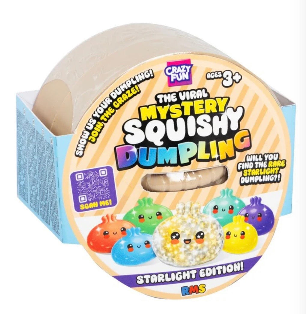 RMS Crazy Fun Original Glitter Mystery Squishy Dumpling (Styles Vary)