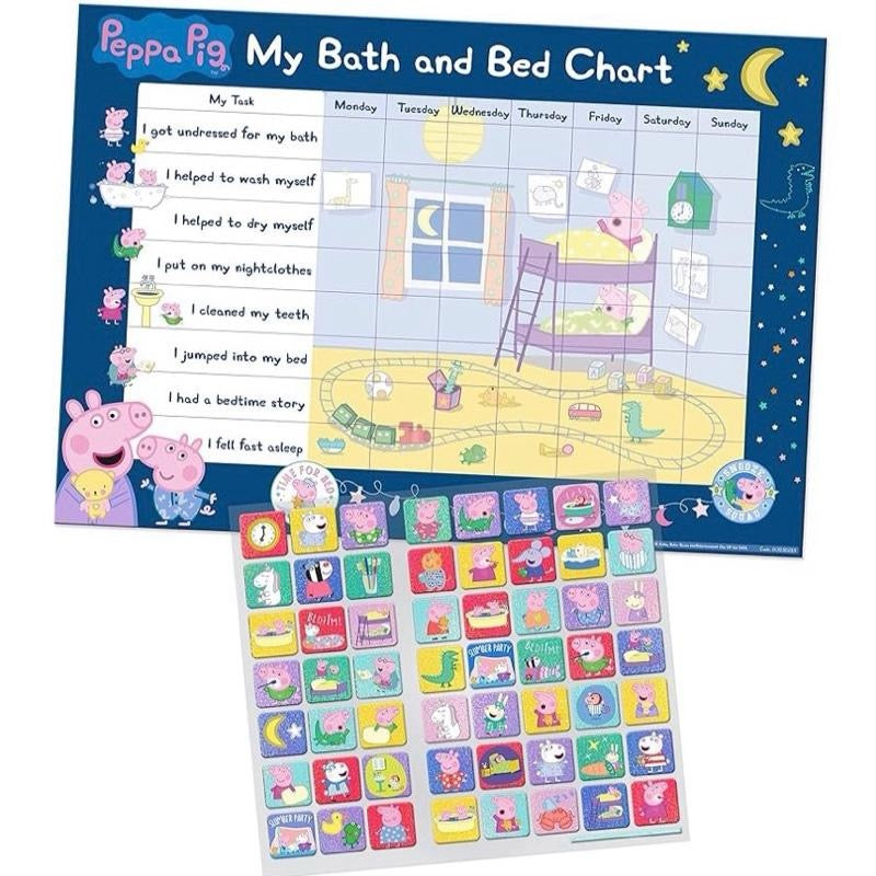 Peppa Pig Reward Charts with Stickers . Each Sold Separately