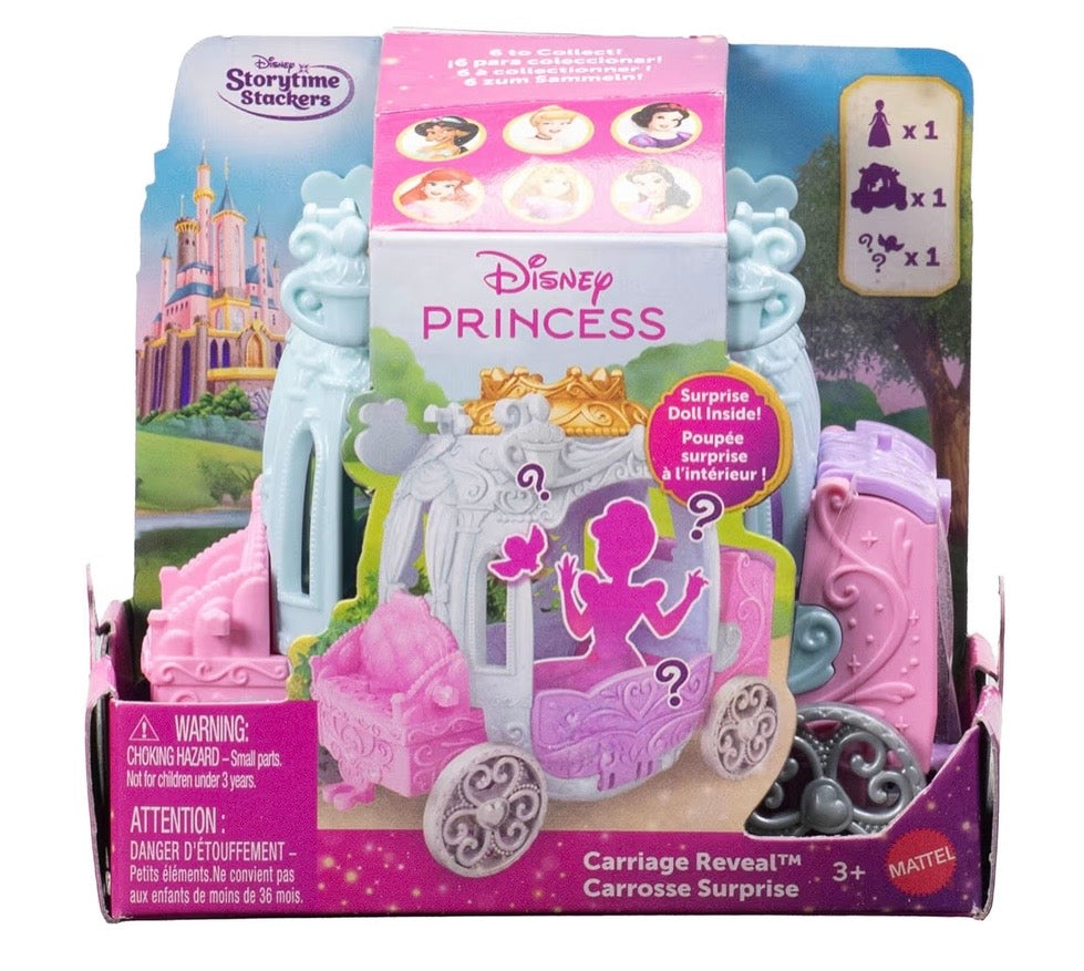 Disney Princess Carriage Reveal Playset Storytime Stackers (Styles Vary)