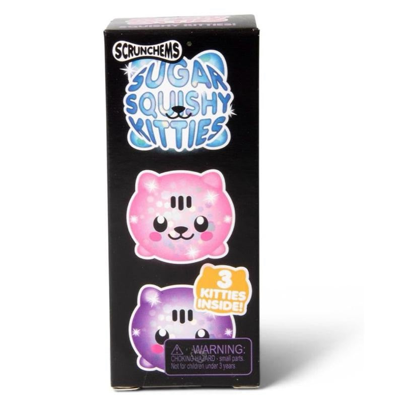 Scrunchems Diddy Sugar Squishy Kitties 3 pack