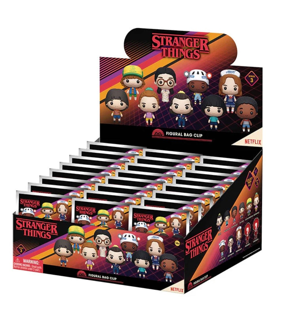Stranger Things Series 3 Bag Clips