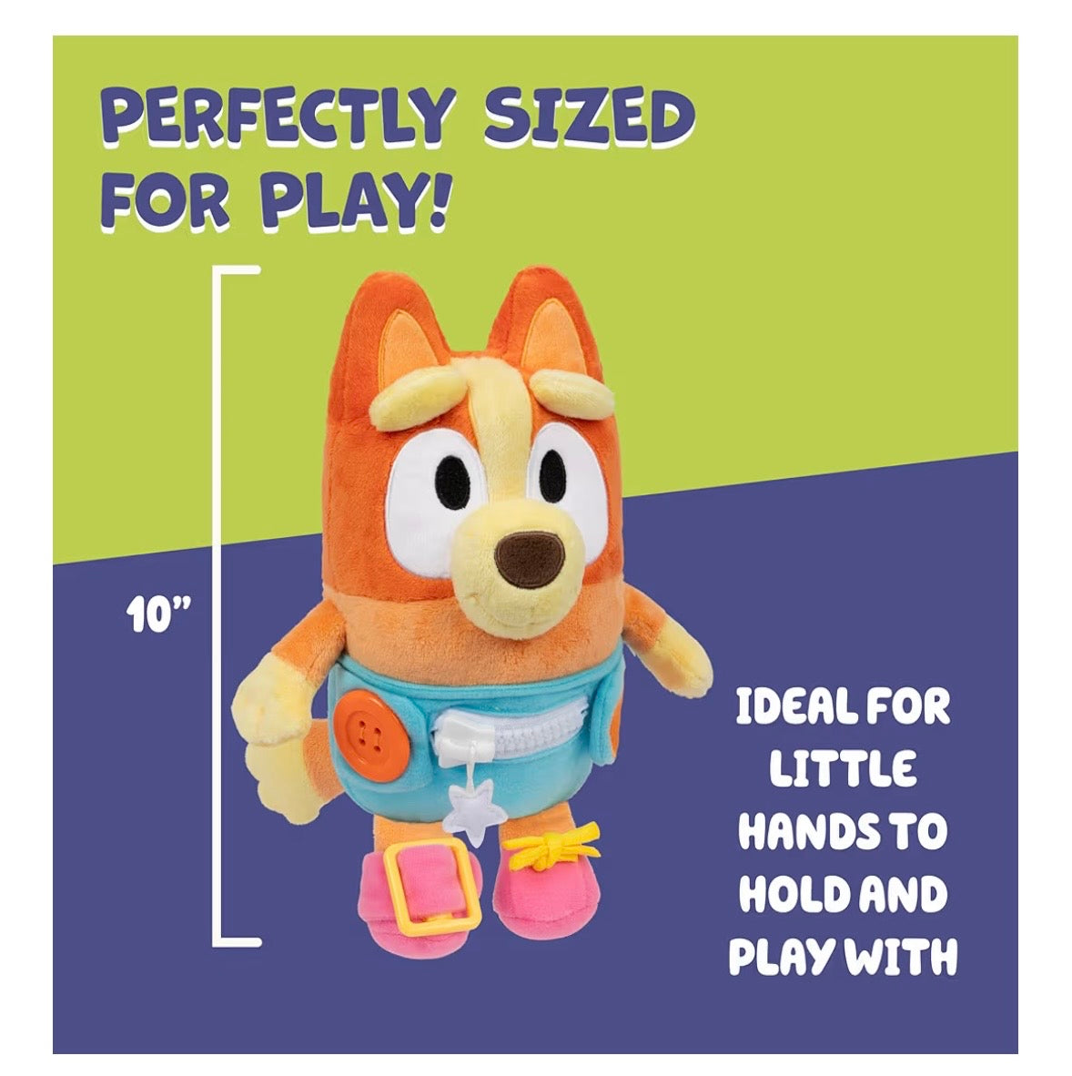 Bluey S13 Dress & Play Baby Bingo 10" Plush Toy