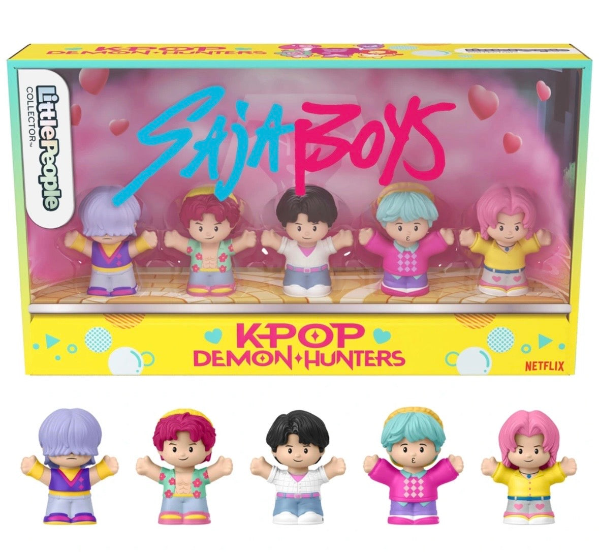 Fisher Price Little People Collector Set:  KPop Demon Hunters Saja Boys