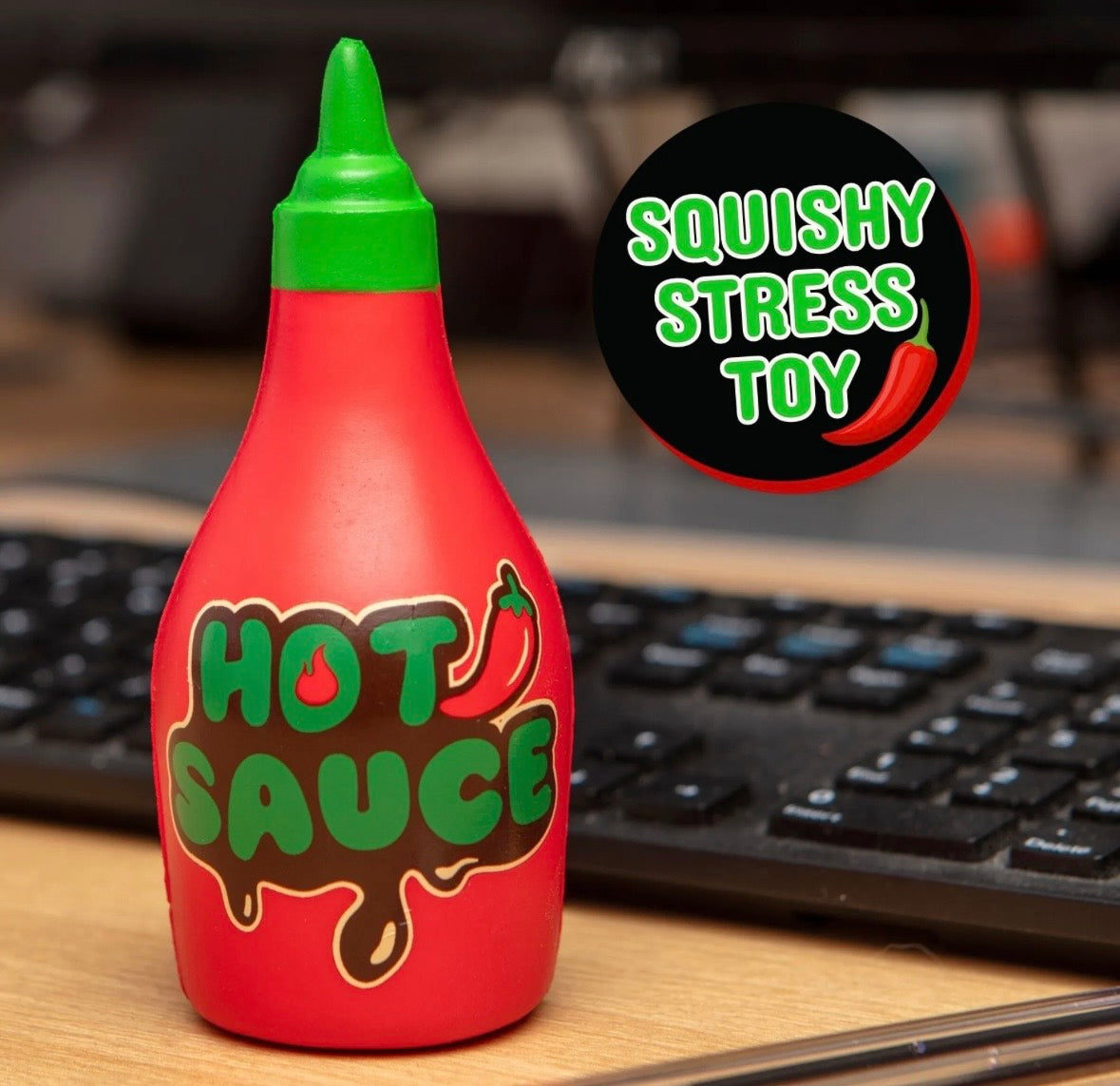 Hot Sauce Stress Toy