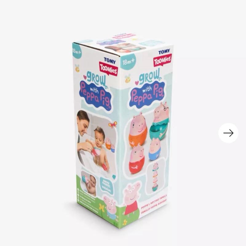 Tomy Peppa Pig Nesting Family Bath Toy