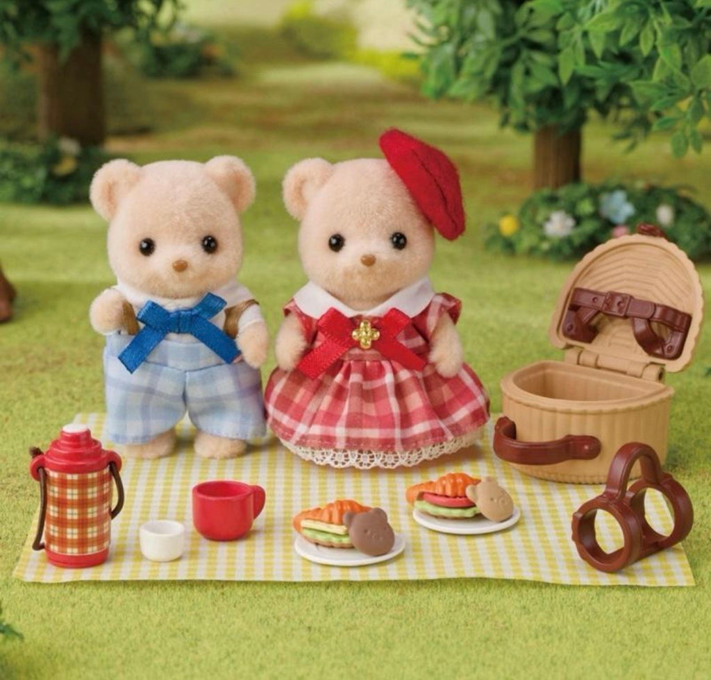 Sylvanian Families - Biscuit Bear Brother & Sister Set 5852