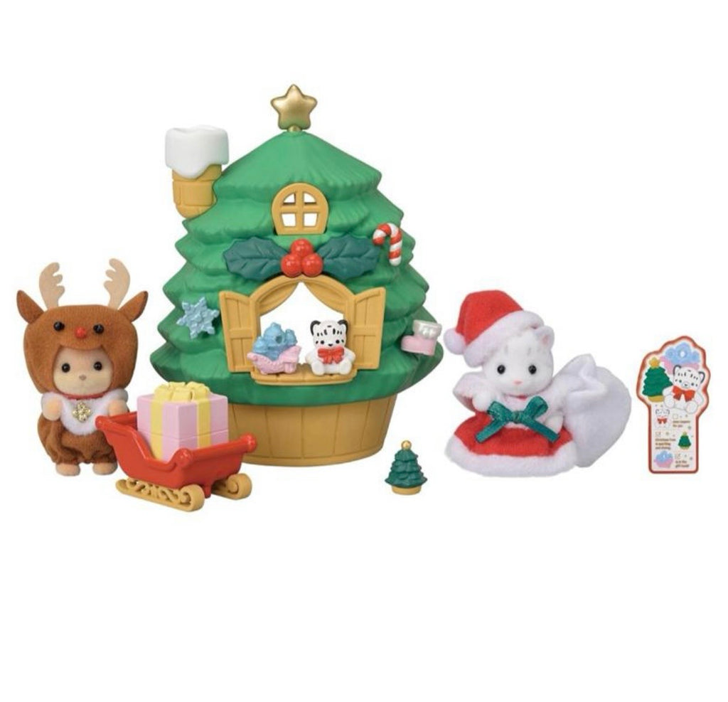 Sylvanian Families - Baby Santas Christmas Tree House 5822