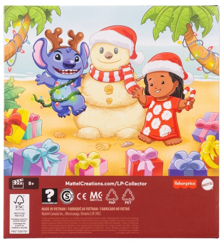 Fisher Price Little People Collector Set: Disney Lilo & Stitch Christmas Set