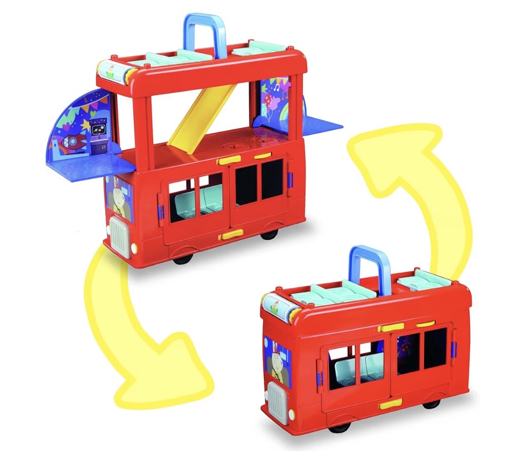 Peppa Pig Peppas 2 in 1 Party Bus