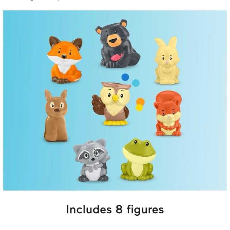 Fisher-Price Little People Toy Forest Friends Carry Case Playset with Animal Figures