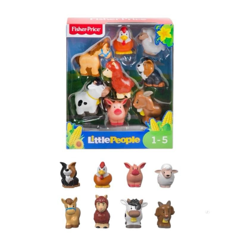 Fisher-Price Little People Farm Animal Figures 8 Pack.