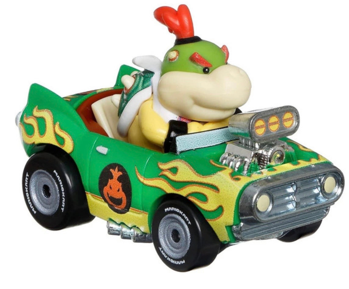 Hot Wheels Mario Kart BOWSER JR. (Flame Flyer) 1:64 Die-Cast Car