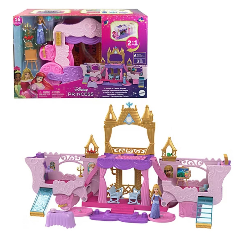 Disney Princess Carriage To Castle Playset
