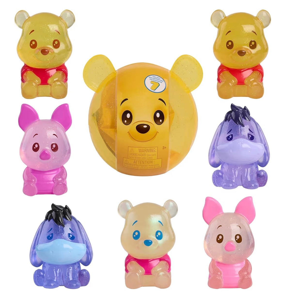 Winnie the Pooh Beary Cute Squishy Figure Capsules