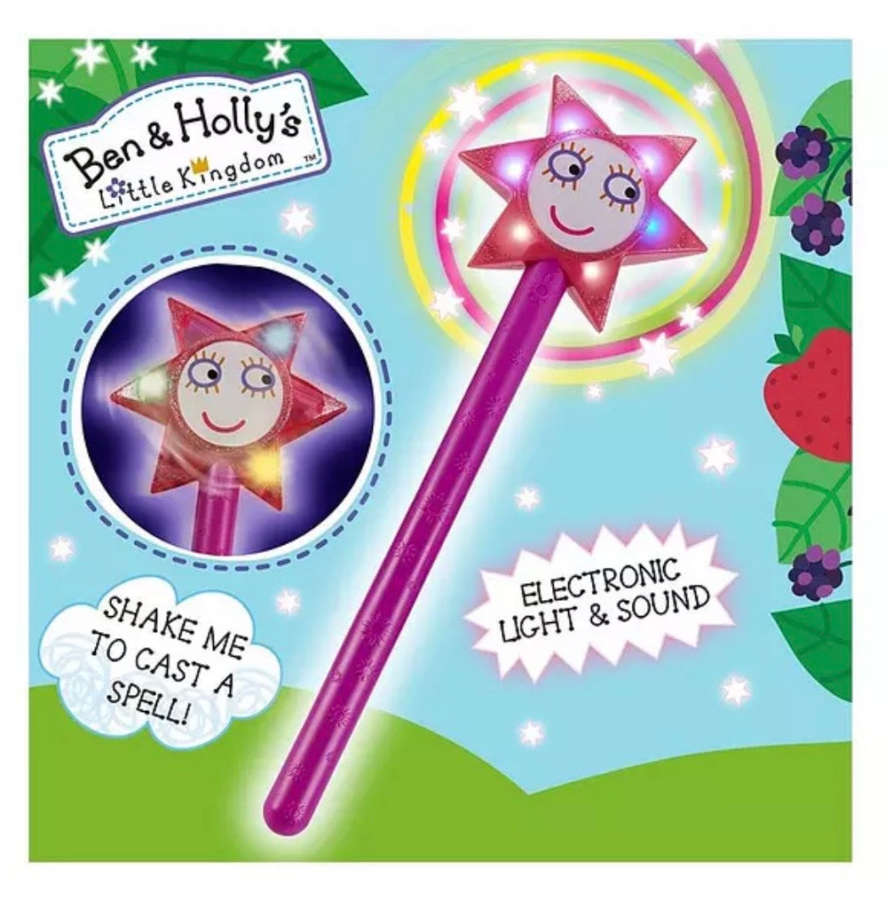 Ben & Holly's Little Kingdom
Princess Holly's Magical Wand With Sound & Speech