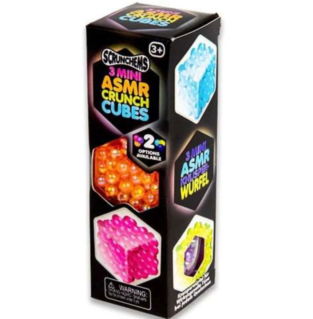 Scrunchems ASMR Mini Crunch Cubes 3 Pack.
