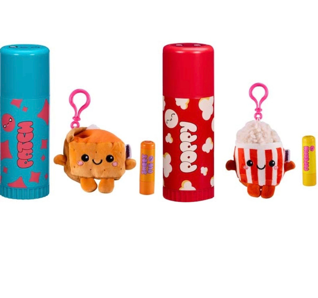 Stuffs: Clip on Stuffie & Lip Balm. Selected at Random