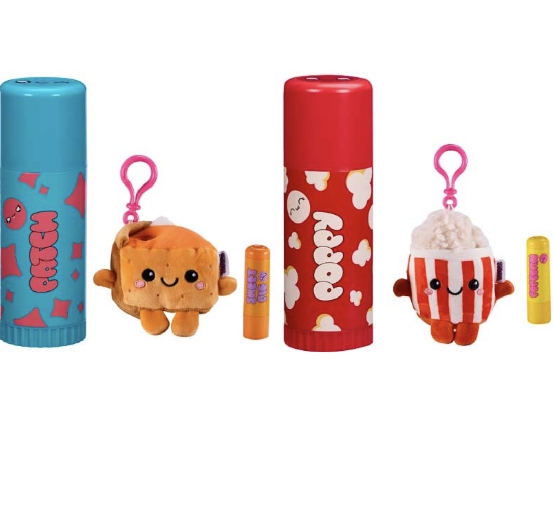 Stuffs: Clip on Stuffie & Lip Balm. Selected at Random