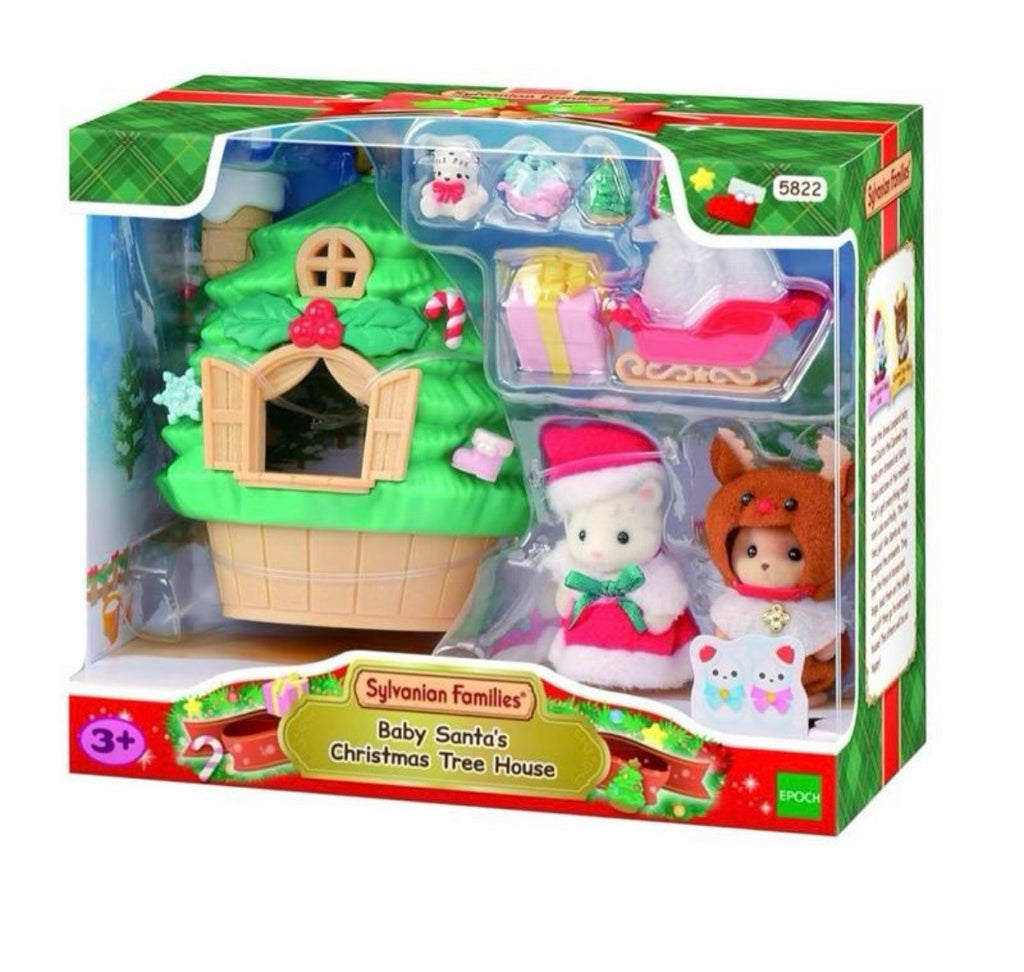 Sylvanian Families - Baby Santas Christmas Tree House 5822