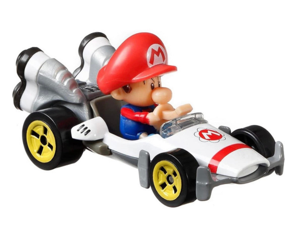 Hot Wheels Mario Kart BABY MARIO (B-Dasher) 1:64 Die-Cast Car