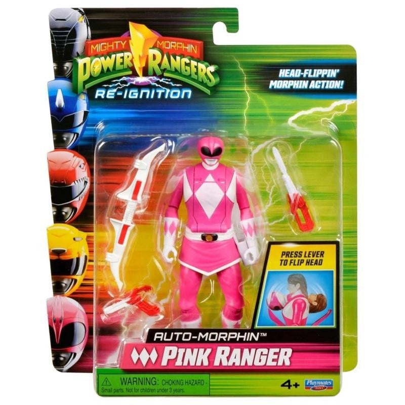 Mighty Morphin Power Rangers Re-Ignition assorted figure characters. One supplied
