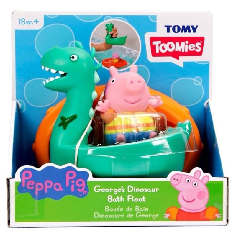 TOMY Peppa Pig George Dinosaur Bath Float