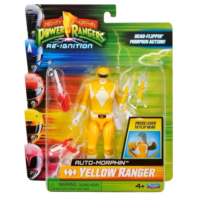Mighty Morphin Power Rangers Re-Ignition assorted figure characters. One supplied
