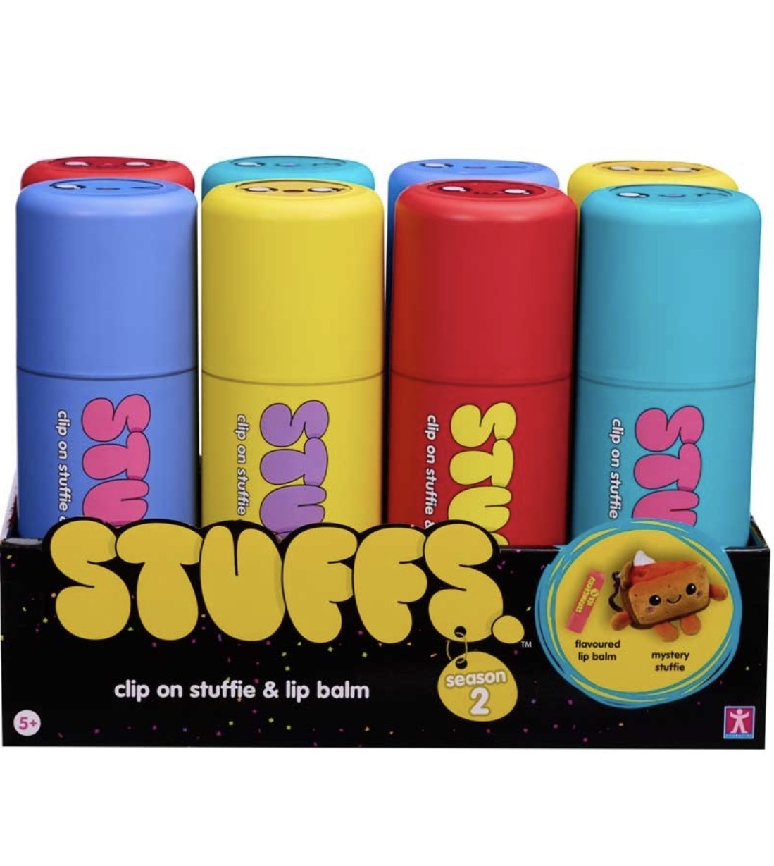 Stuffs: Clip on Stuffie & Lip Balm. Selected at Random