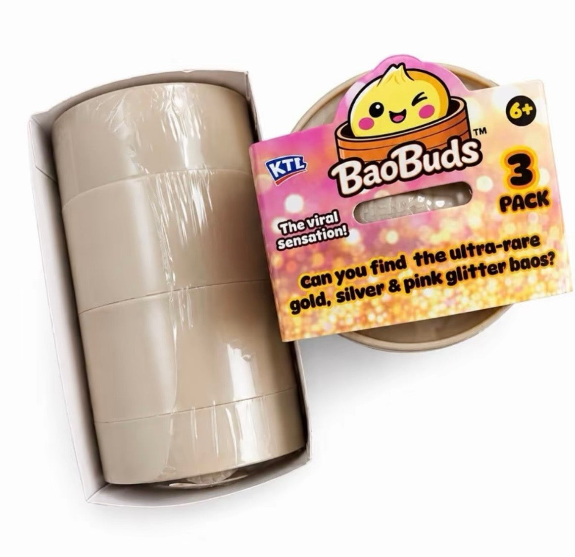 KTL Squishy Mini Stackable Bao Bun 3 Pack