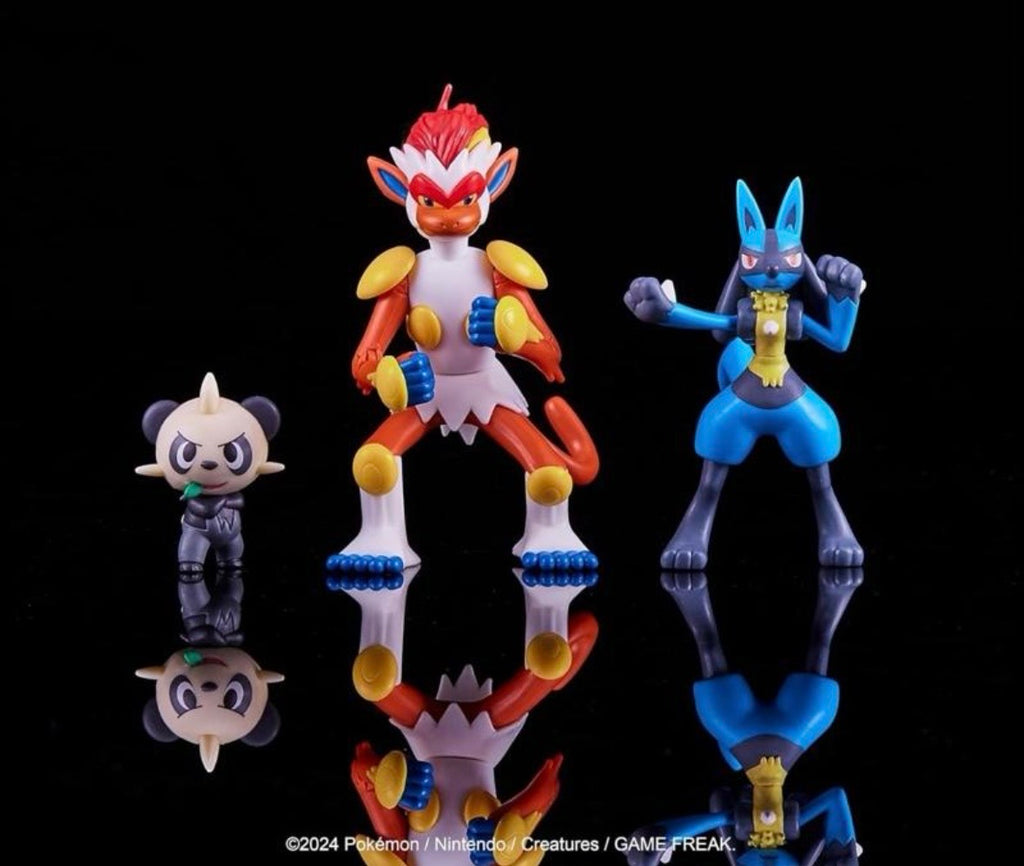 Pokémon Fighting-type 3-figure Multipack Battle Ready Deluxe Action Figures Set