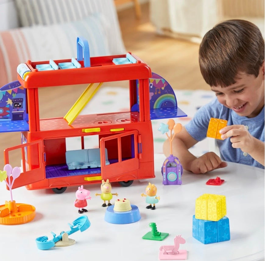 Peppa Pig Peppas 2 in 1 Party Bus
