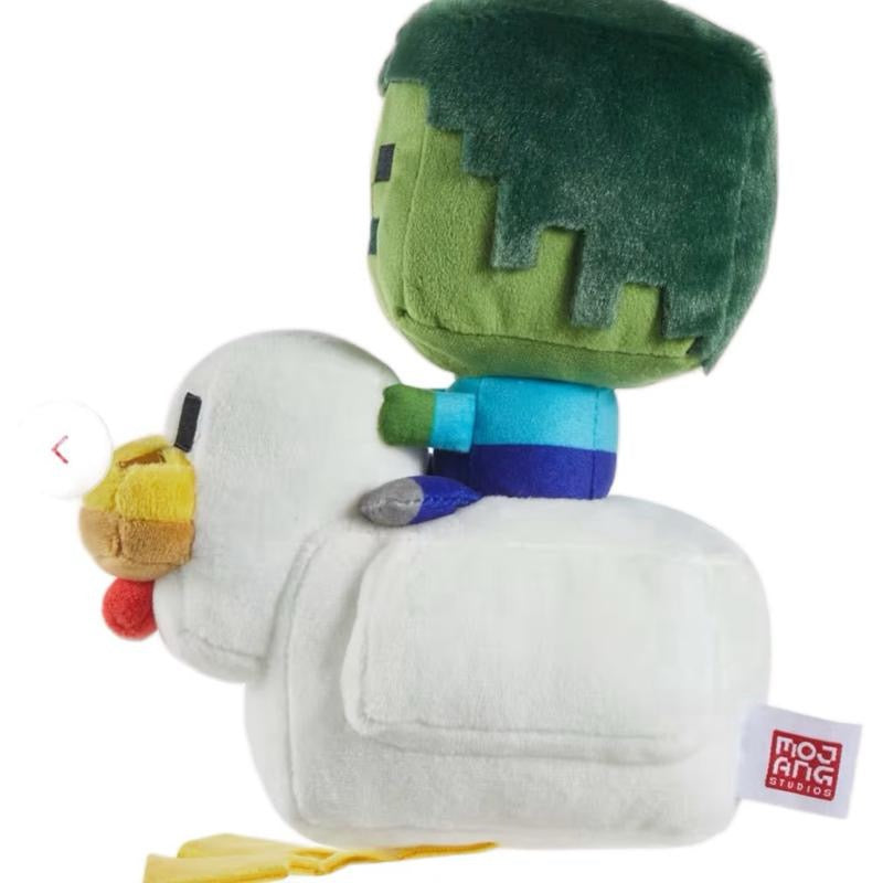 Minecraft Zombie Chicken Jockey Soft Toy