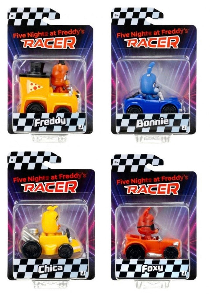 Five Nights at Freddy's 2-inch Racers. One Supplied