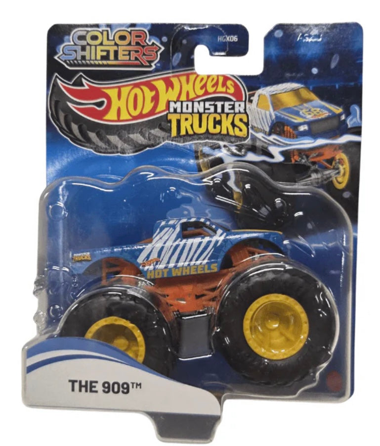 Hot Wheels Monster Trucks Colour Shifters 1:64 The 909