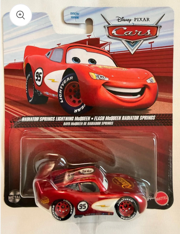 Disney Cars Radiator Springs  Lightning McQueen 1:55 Diecast Car
