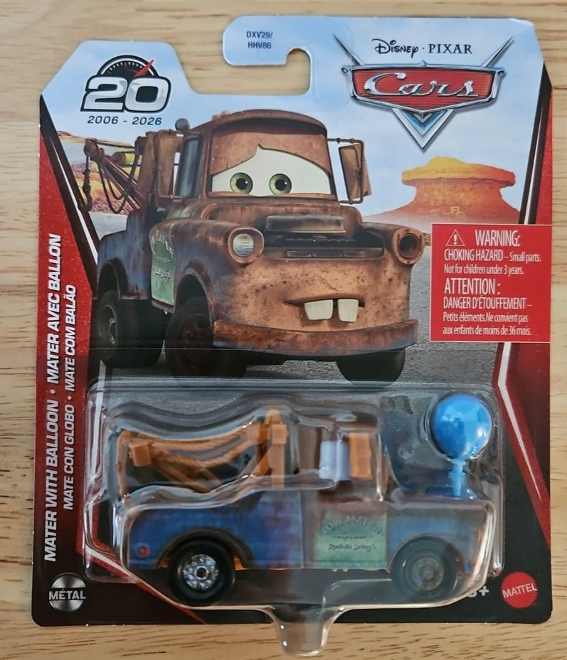 Disney Pixar Cars Diecast Mater with Balloon 1:55