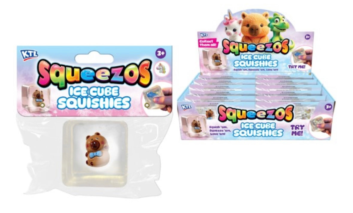 KTL Squeezos Squishy Taba Ice Cube With Cute Creature. One Supplied at Random