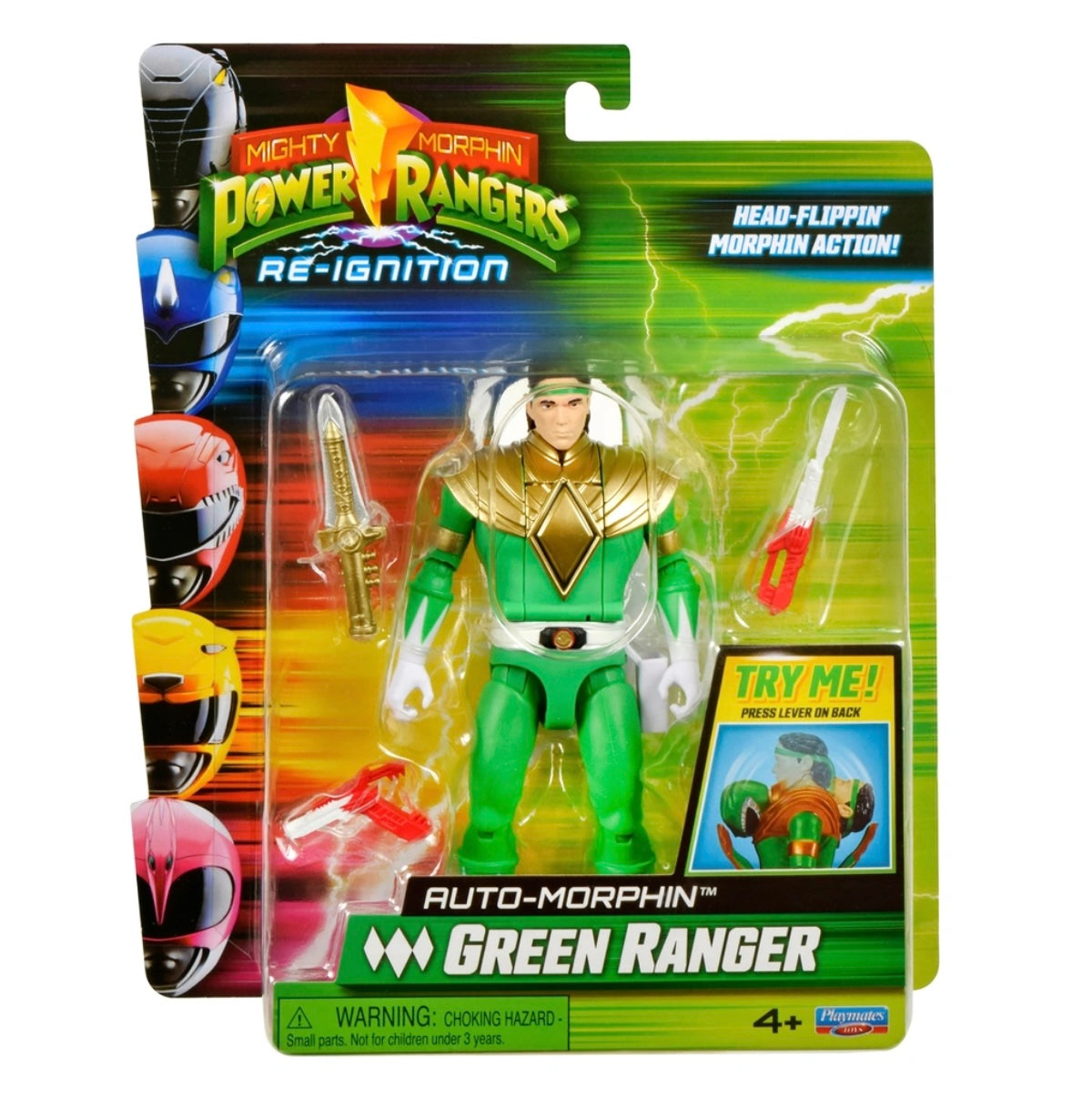 Mighty Morphin Power Rangers Re-Ignition assorted figure characters. One supplied