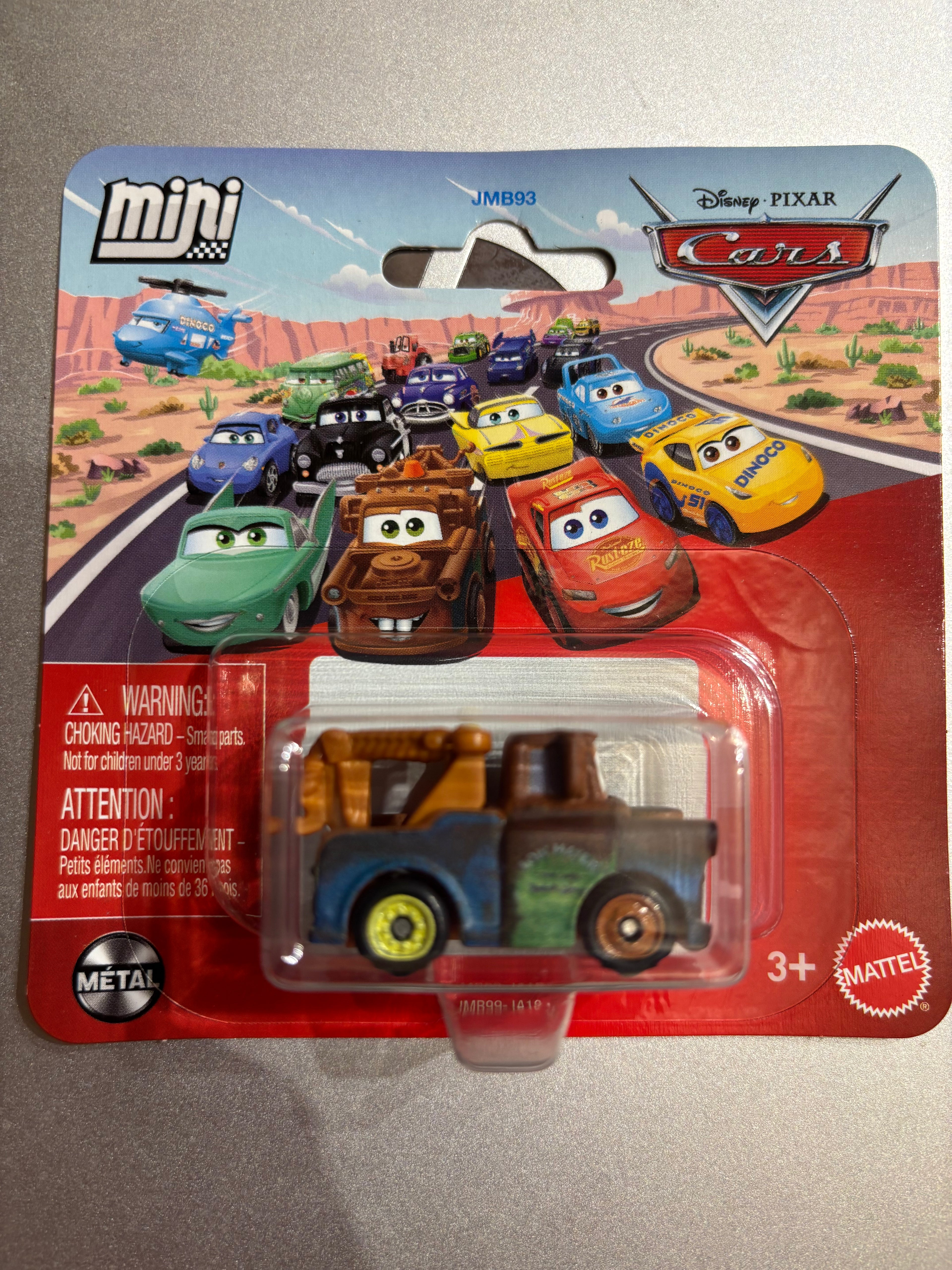 Disney Pixar Cars Mini Racer Blister Pack - MATER