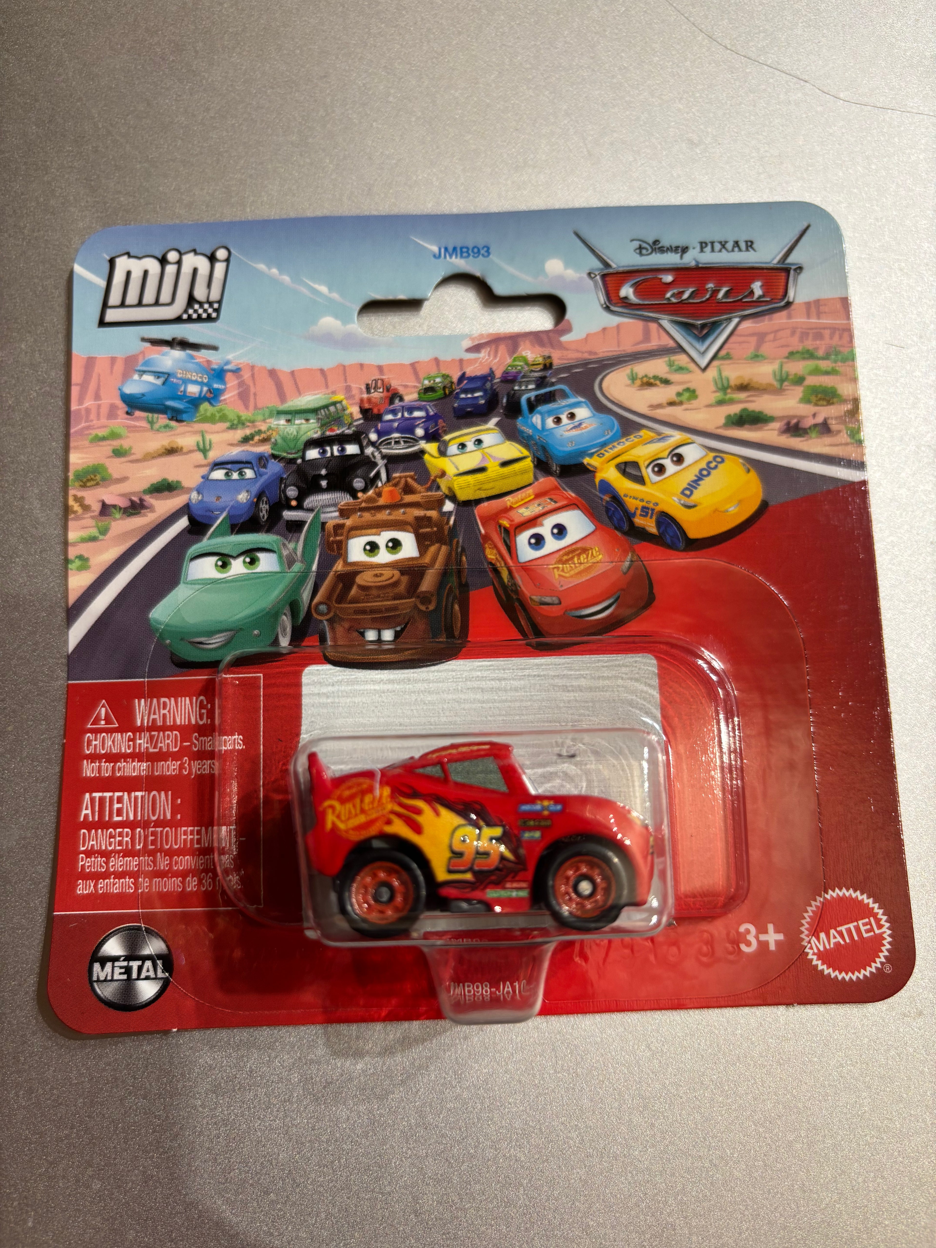 Disney Pixar Cars Mini Racer Blister Pack - LIGHTNING MCQUEEN