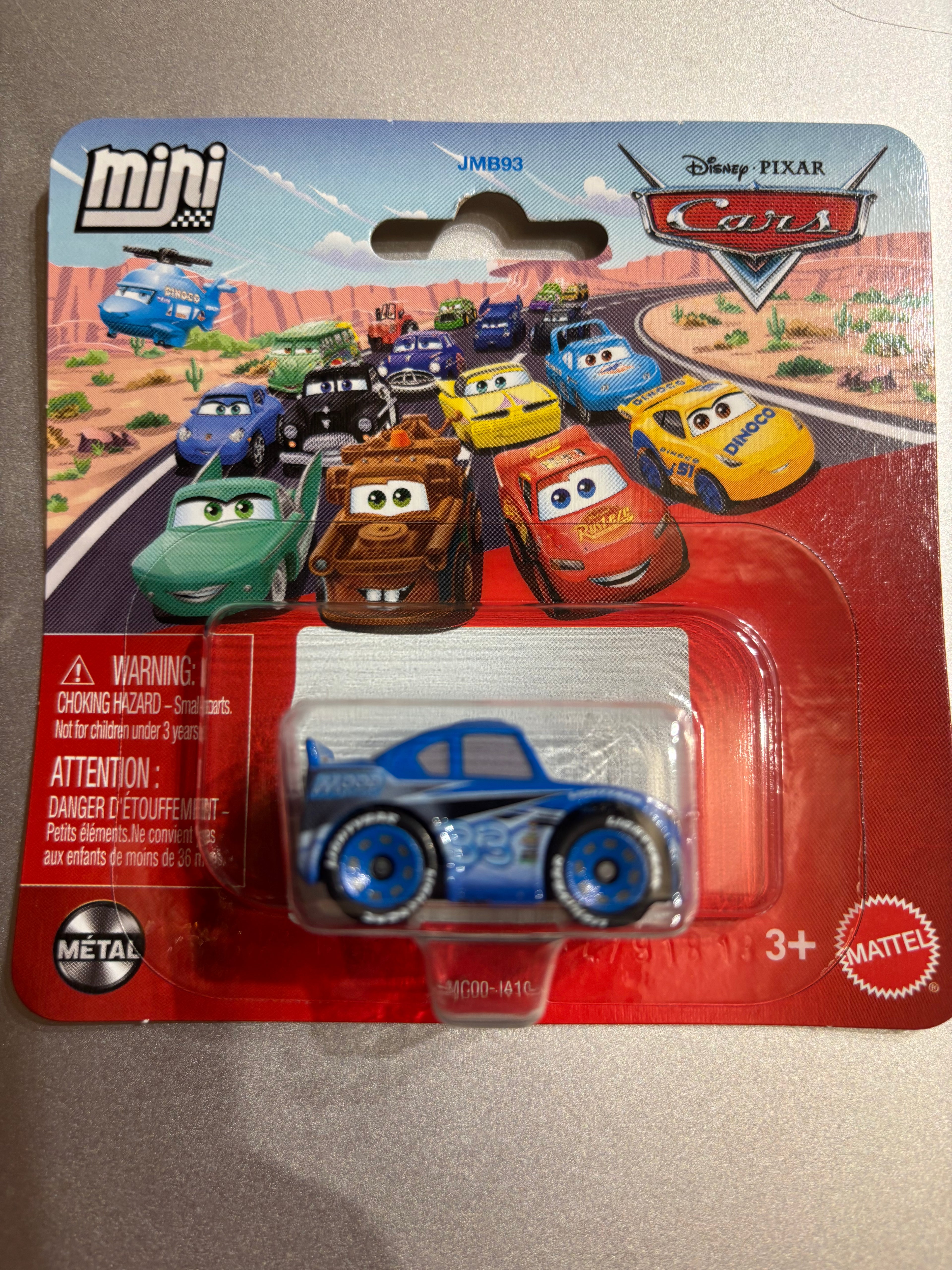 Disney Pixar Cars Mini Racer Blister Pack - DUD THROTTLEMAN