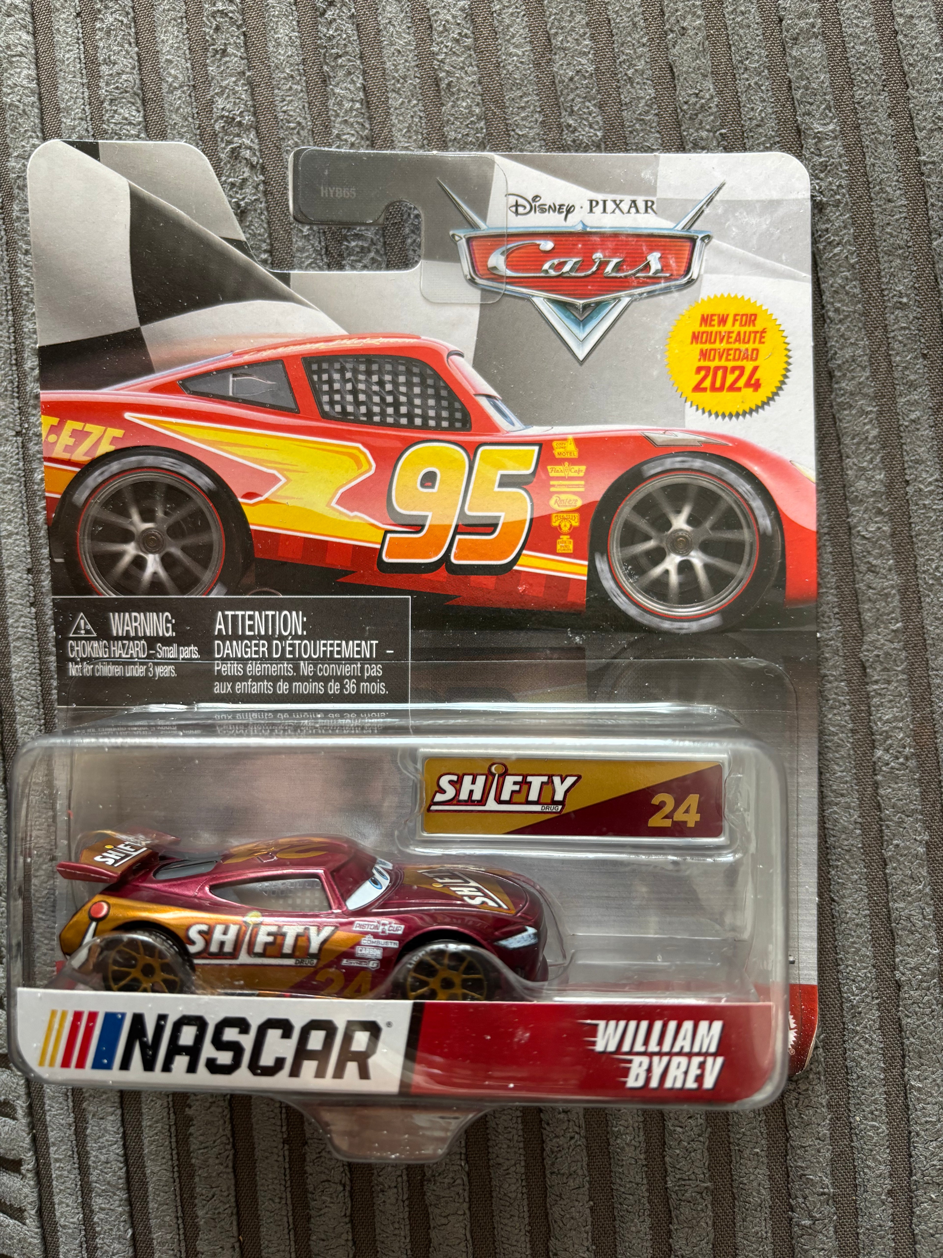 Disney Cars NASCAR 1:55 William Byrev