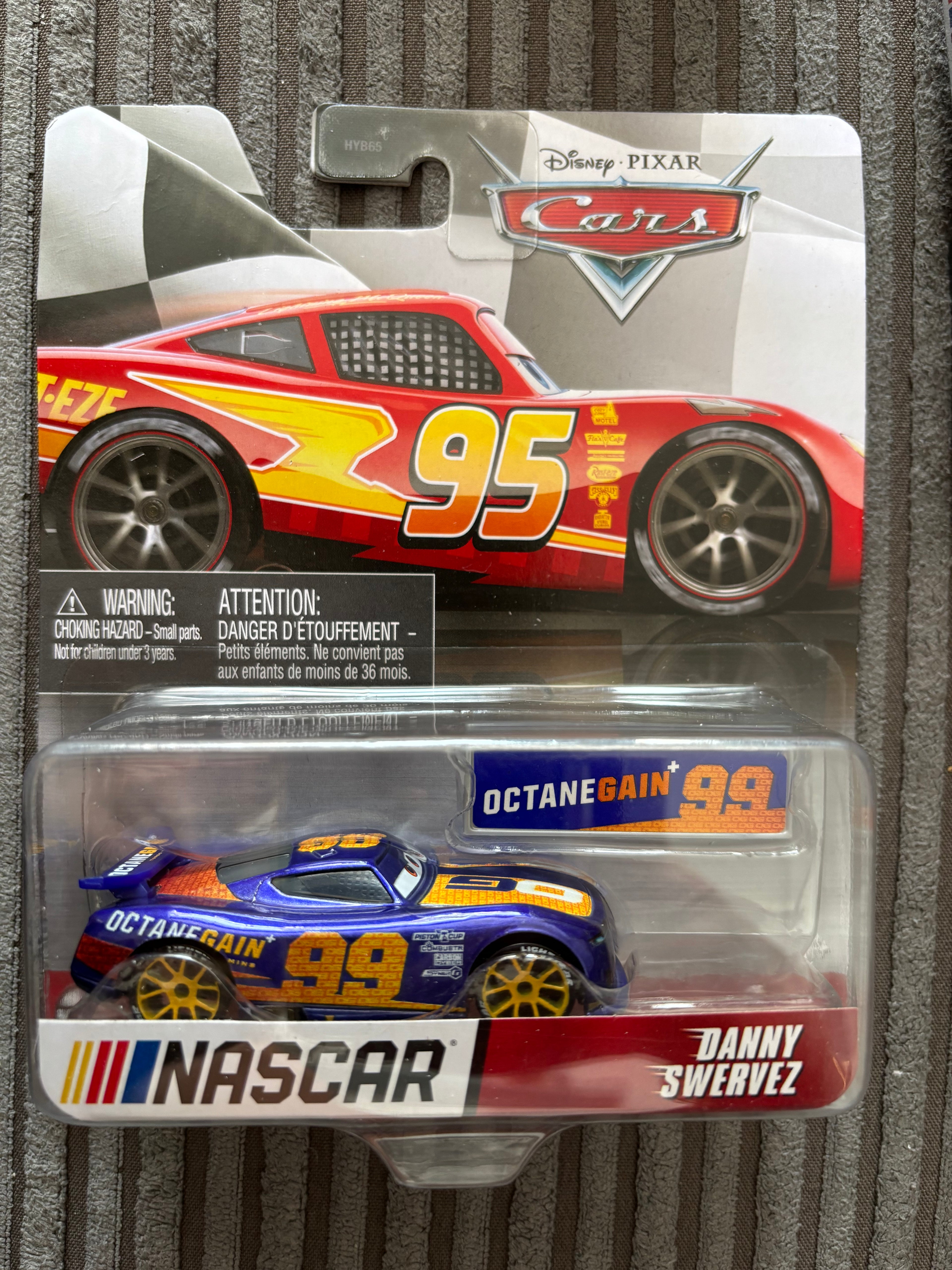 Disney Cars NASCAR 1:55 Danny Swervez